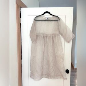 Riverside tool & dye sheer dress Free people